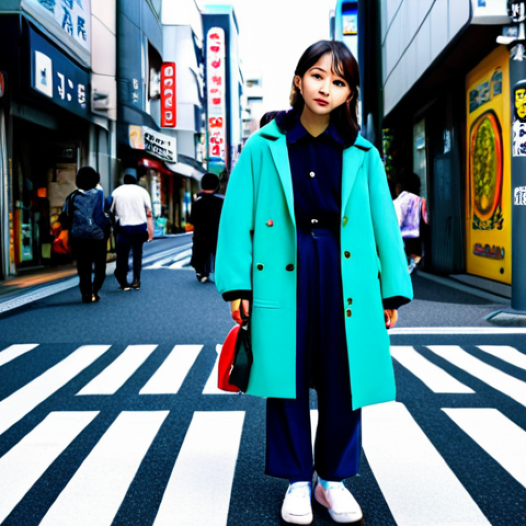 **

"A young woman in Tokyo street fashion, fully clothed, modest clothing, posing in Harajuku, vibrant colors, safe for work, professional photography, perfect anatomy, correct proportions, appropriate attire, high quality."

**