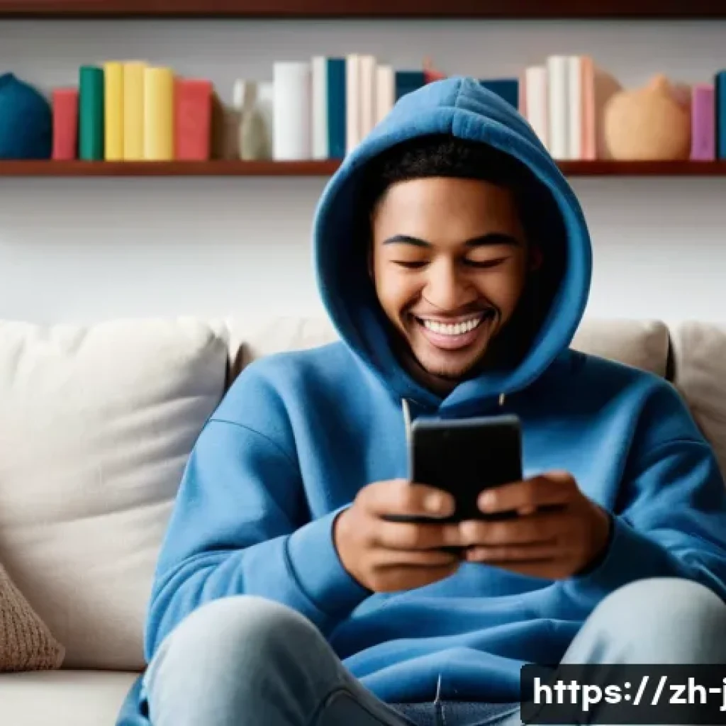 인터넷 일본어 표현 - **Prompt:** A young person, around 20 years old, sitting on a plush, modern sofa in a brightly lit a...