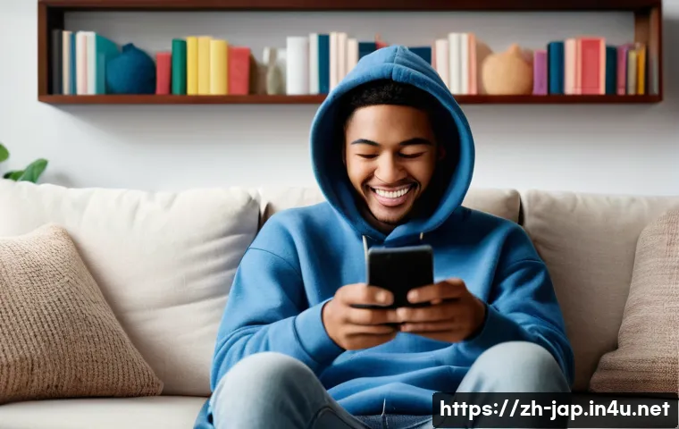 인터넷 일본어 표현 - **Prompt:** A young person, around 20 years old, sitting on a plush, modern sofa in a brightly lit a...